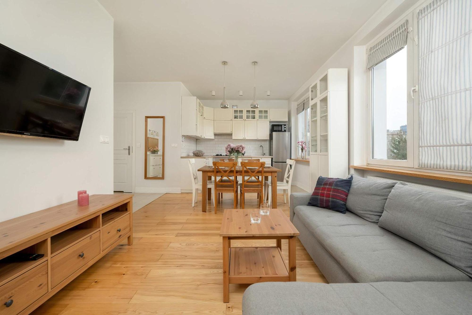 Pawlowa Stylish Apartment With Balcony & Home Office Wroclaw By Noclegi Renters Exterior foto